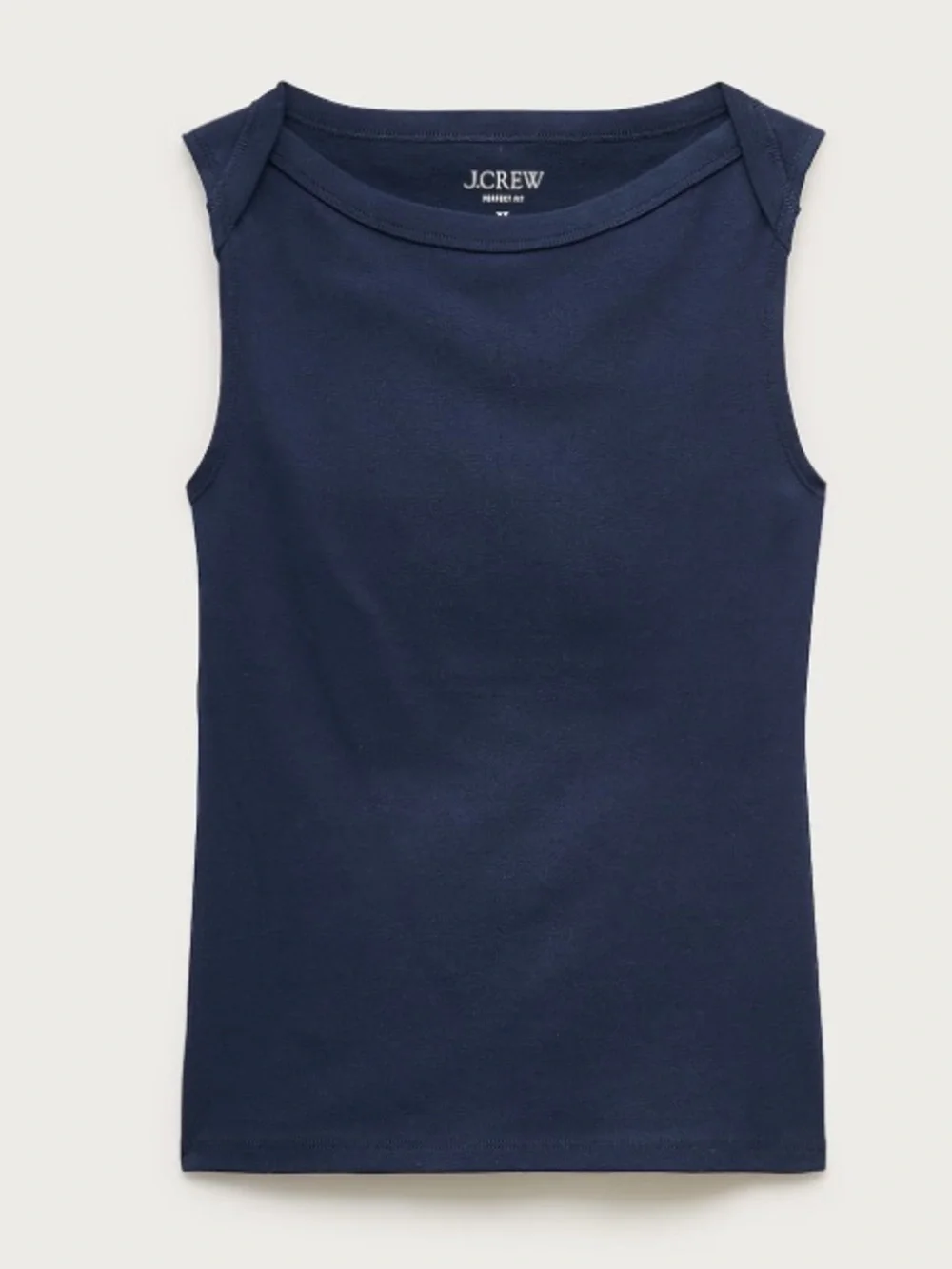 NWT J Crew Perfect-fit boatneck tank top